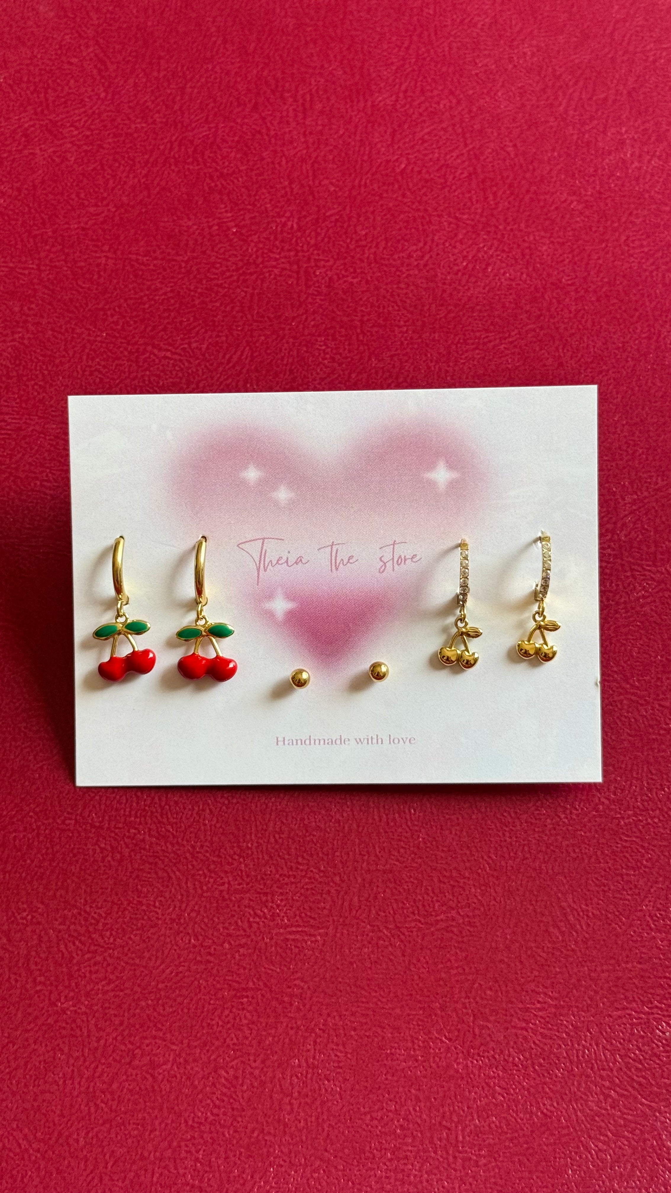Cherry piercing set