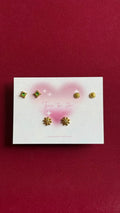 Flower leaf piercing set