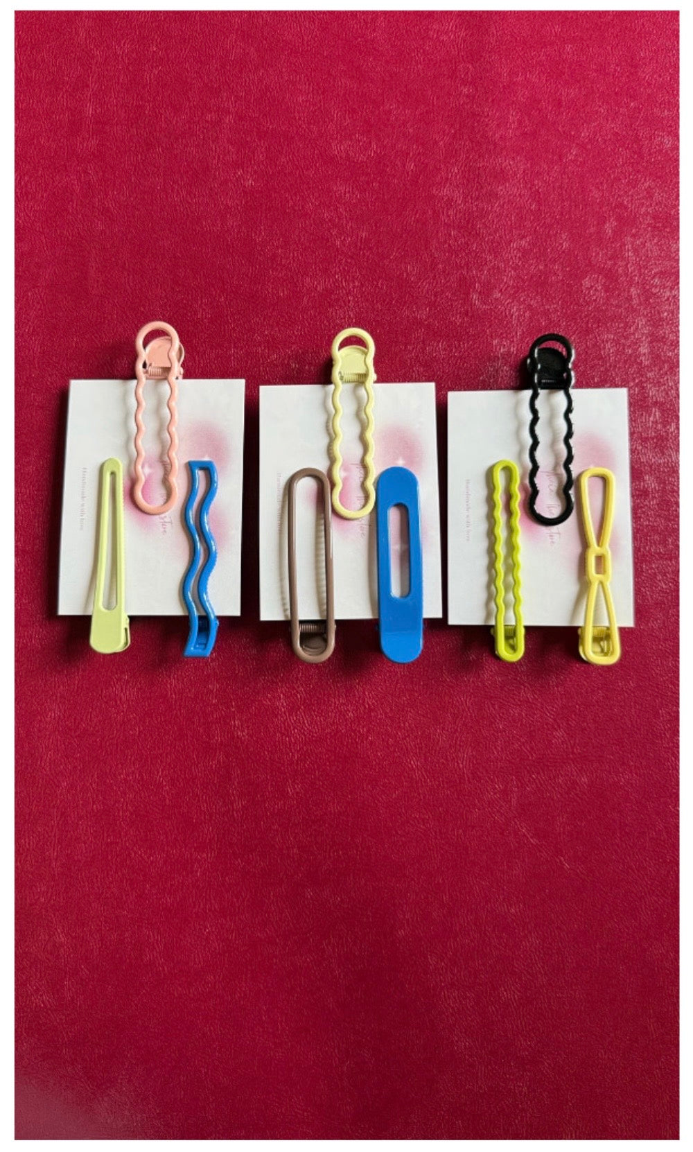 Colorful clips