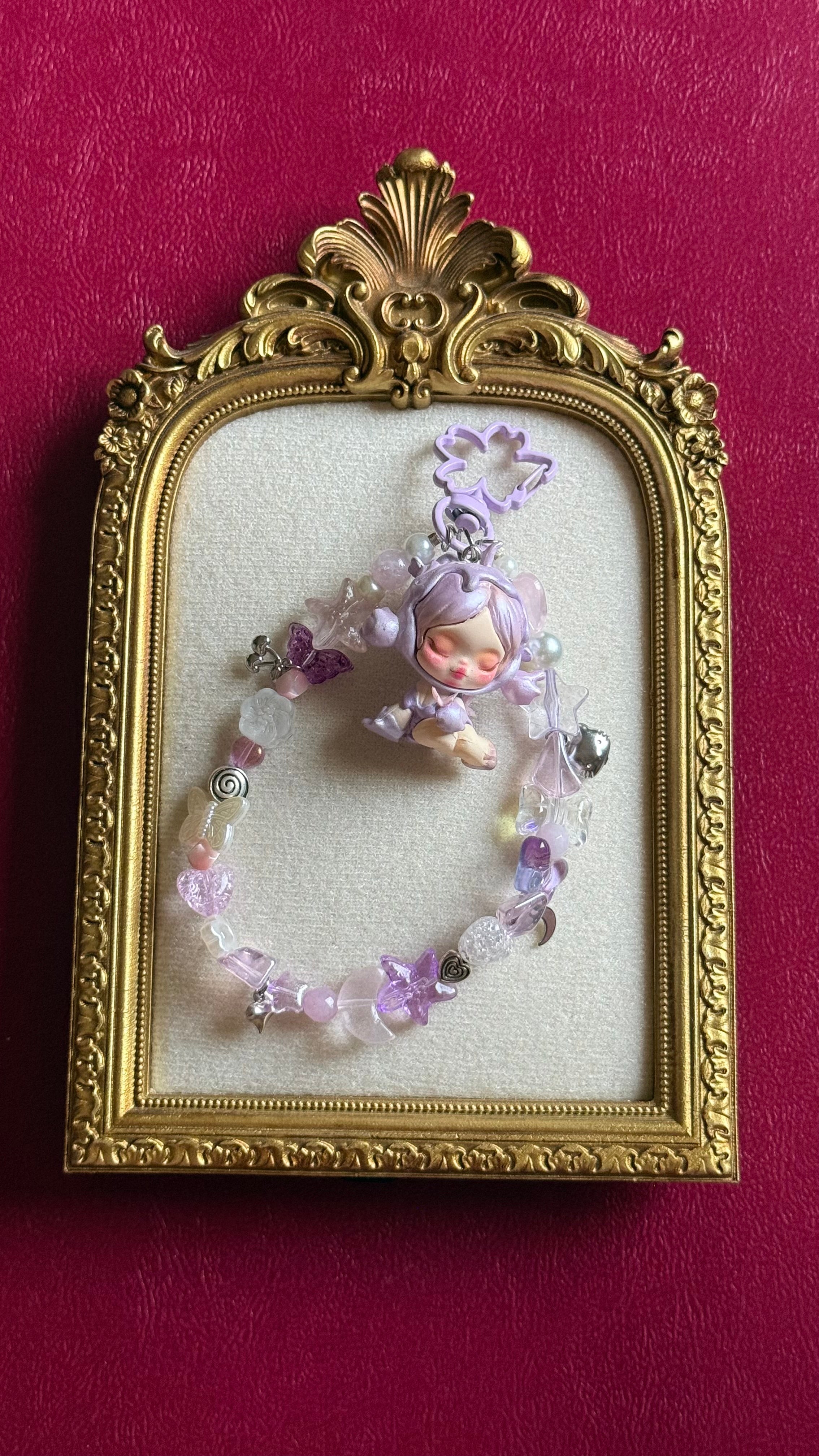 Skull doll keychain-1