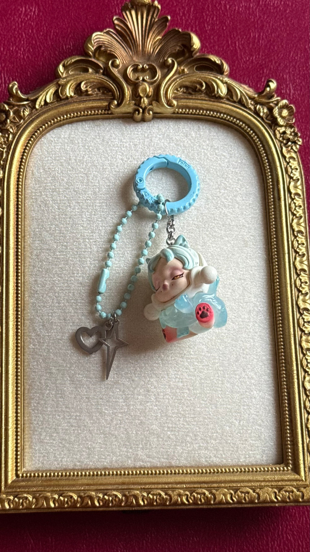 Skull doll keychain-3￼