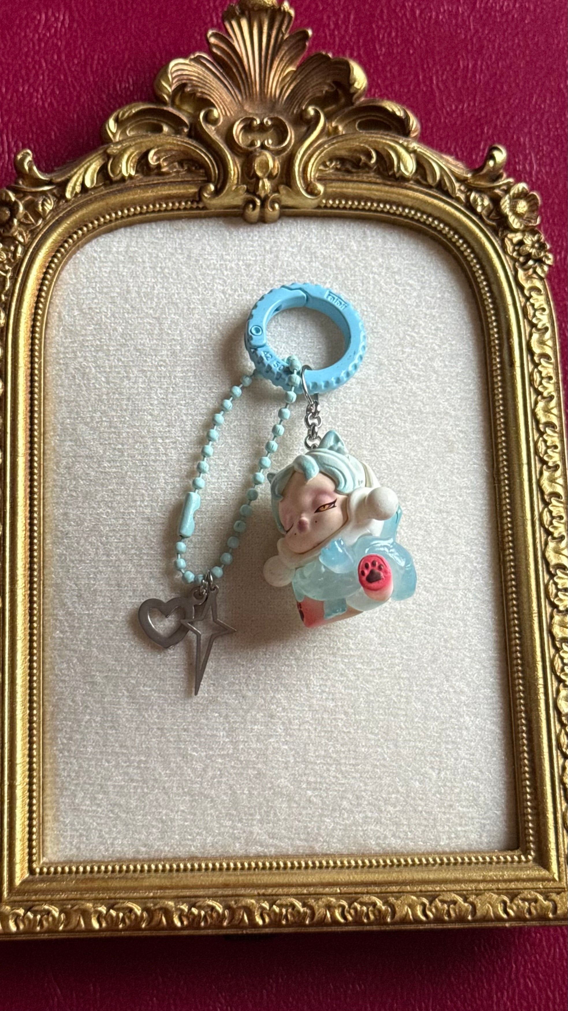 Skull doll keychain-3￼