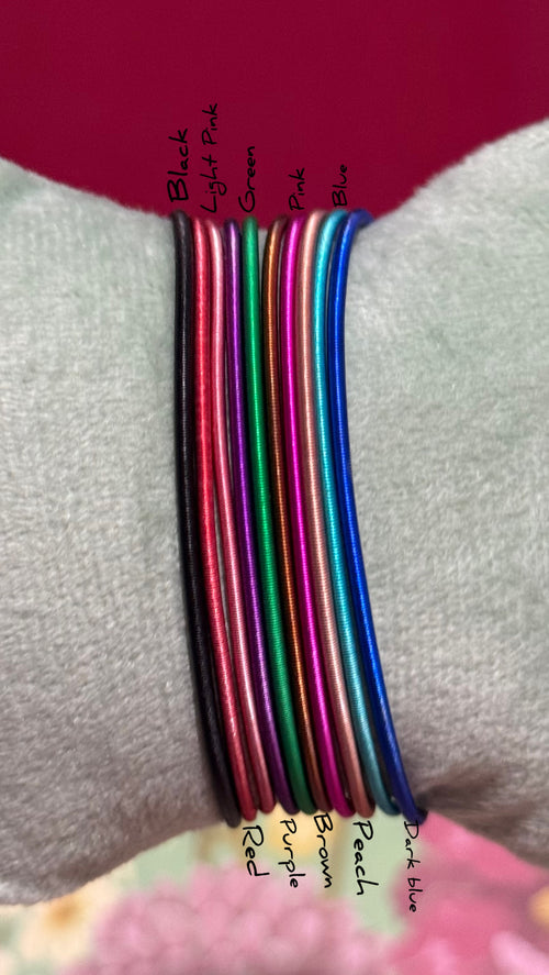 Colorful elastic bracelet