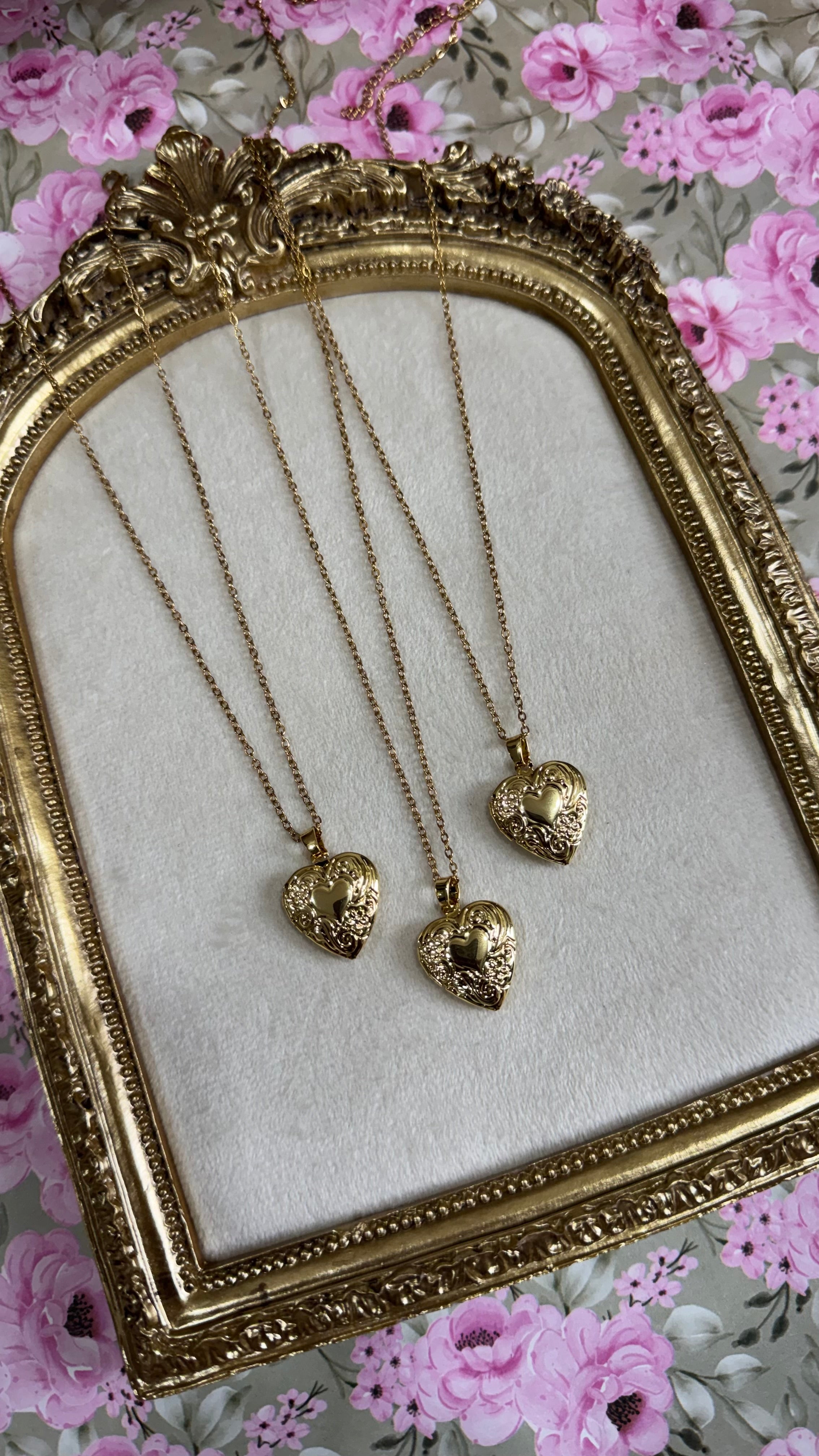 Classic gold locket
