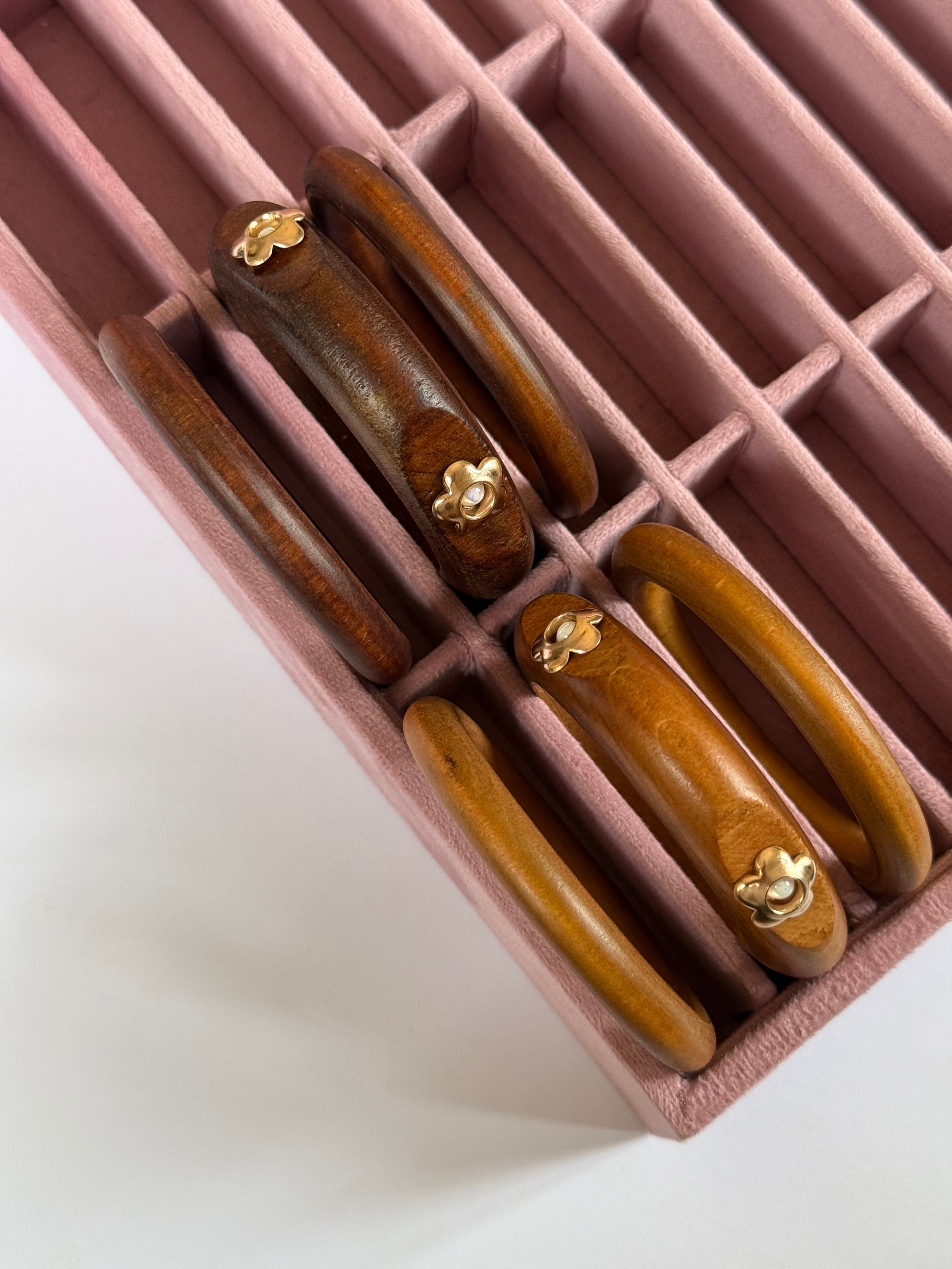 Set of 3 wooden Bangle