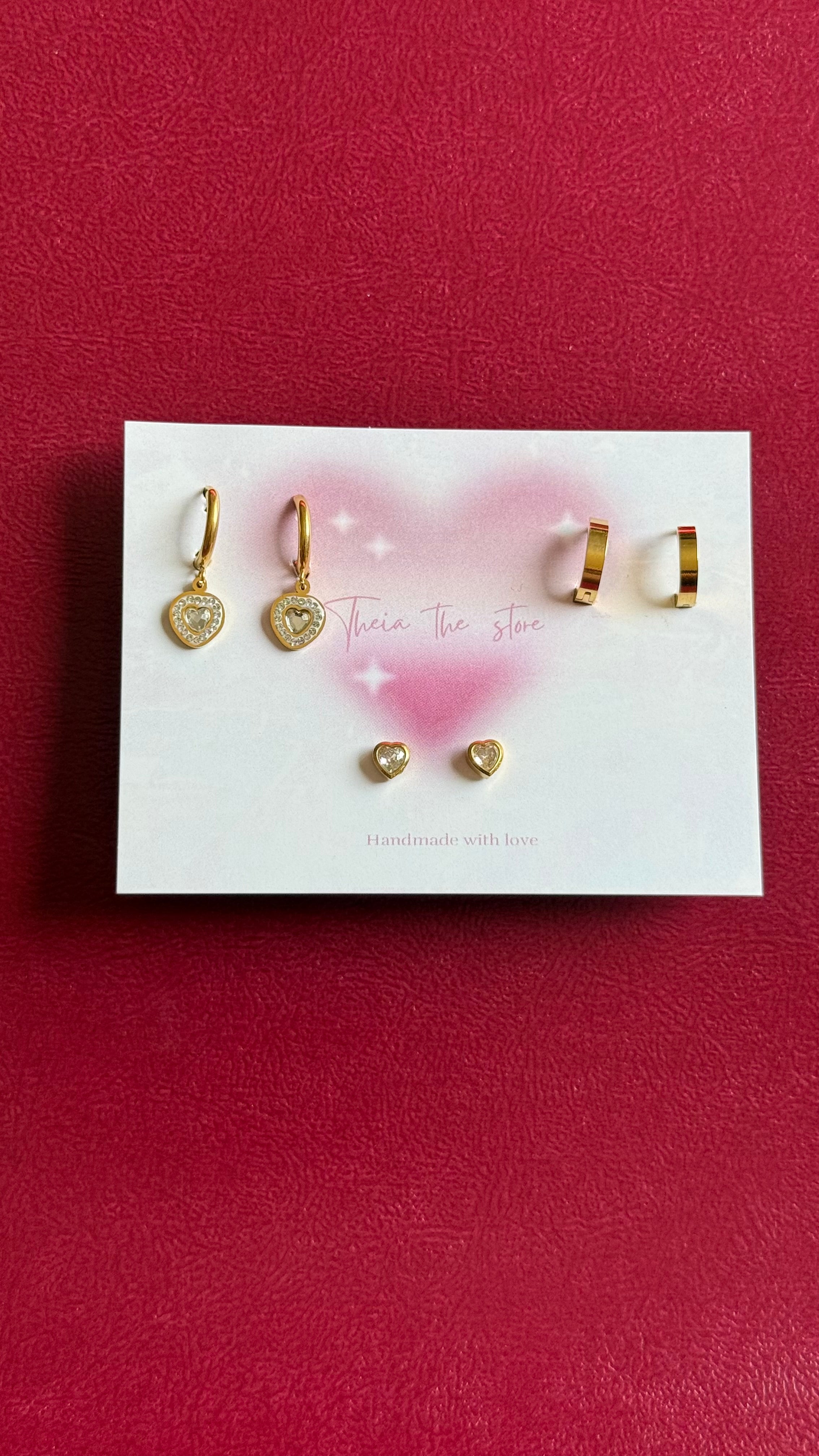 Heart piercing set