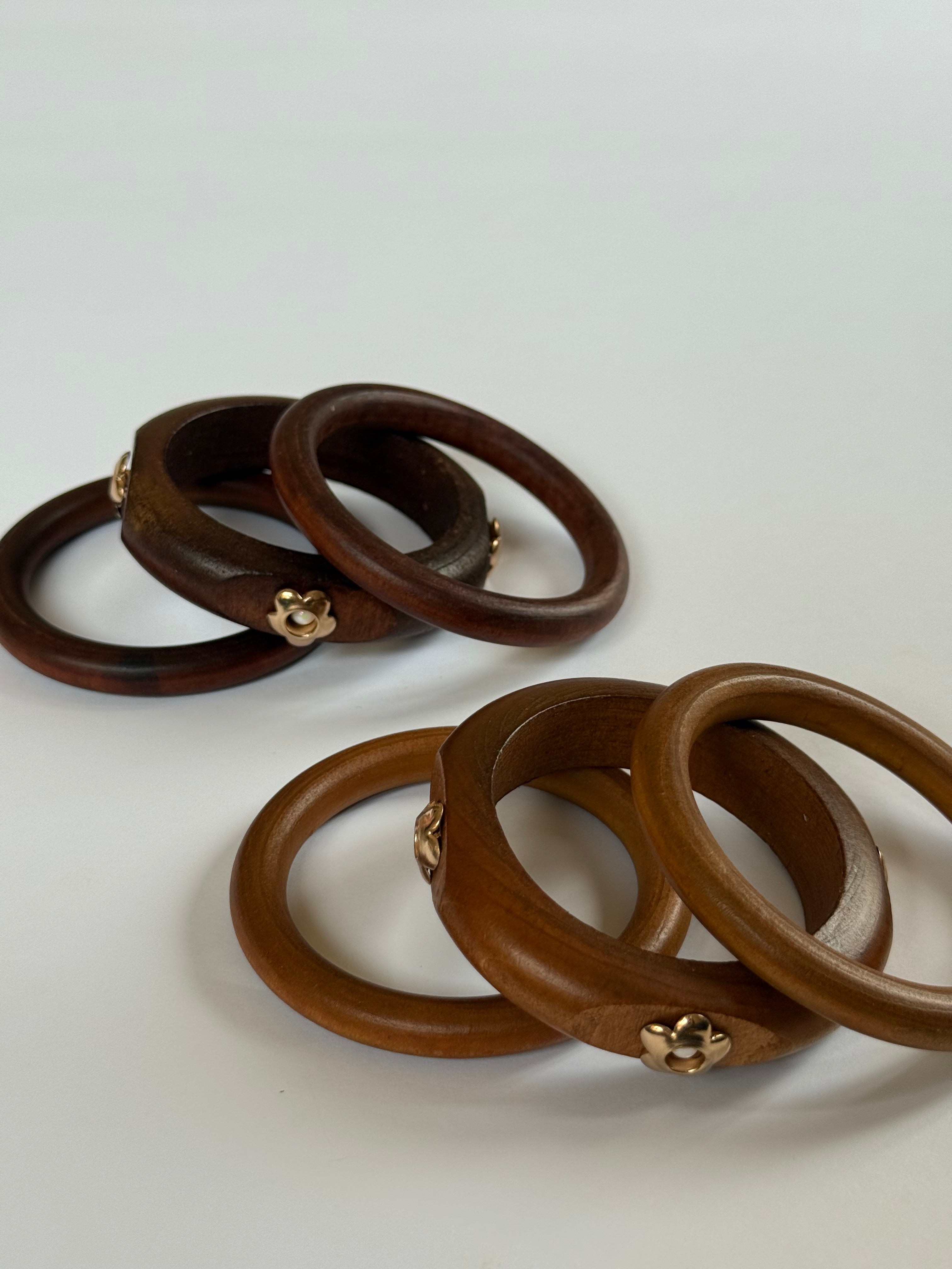 Set of 3 wooden Bangle