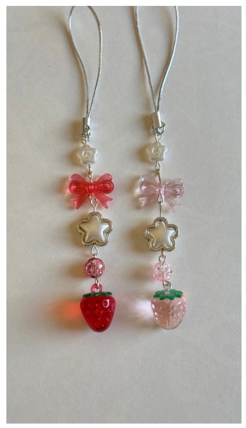 Strawberry phonecharm