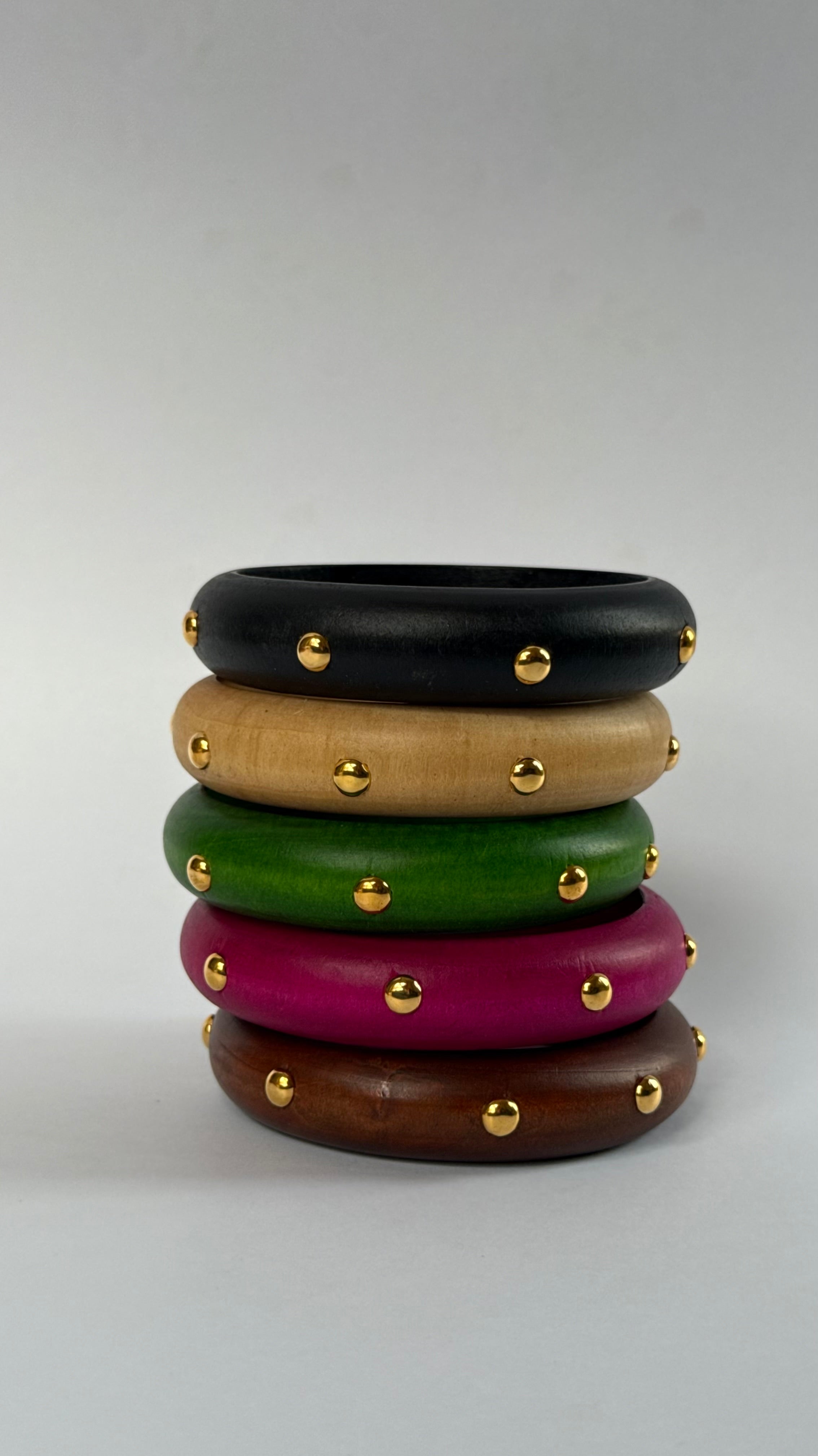 Colorful Wooden Bangle
