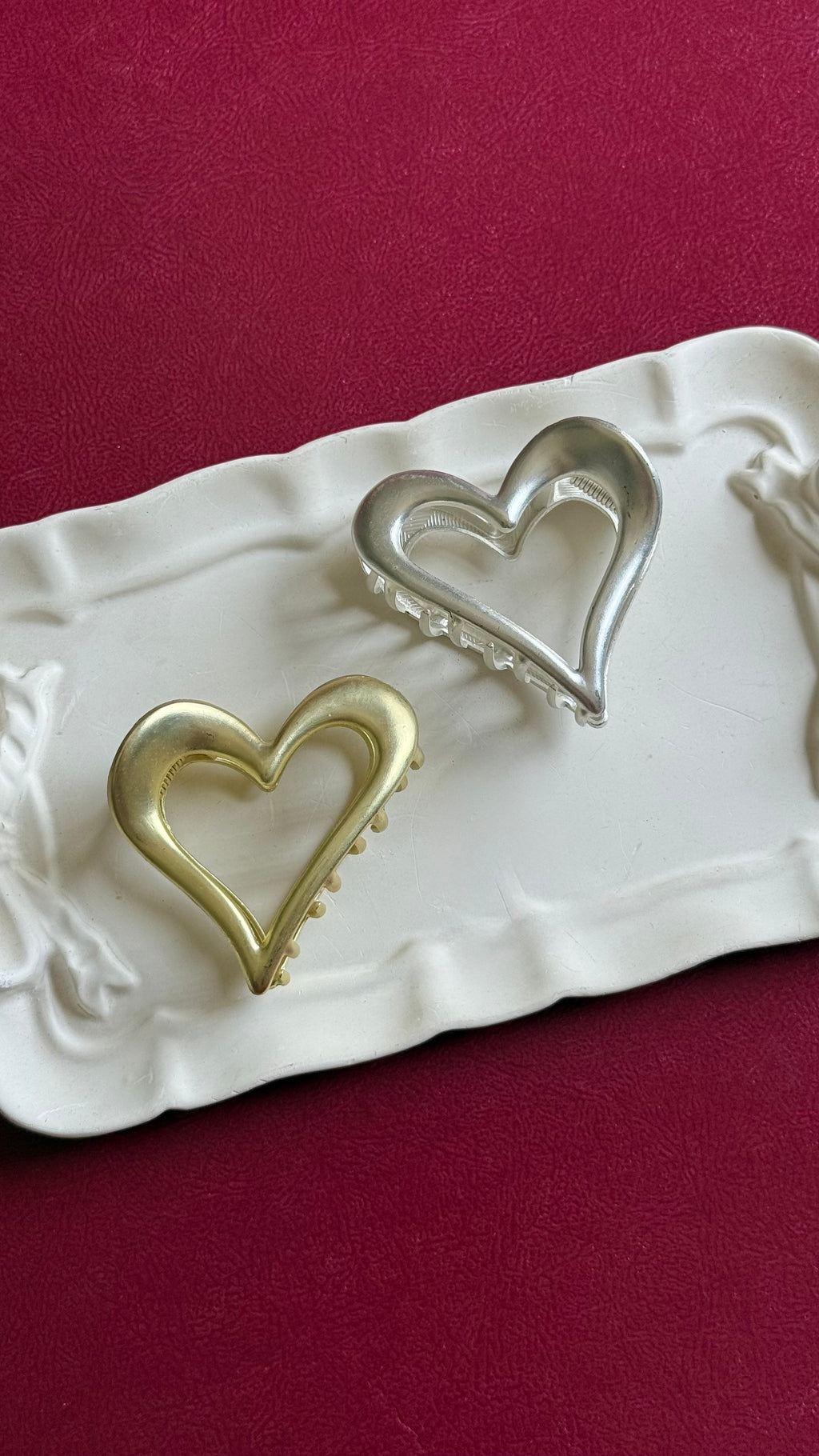 Heart claw clip
