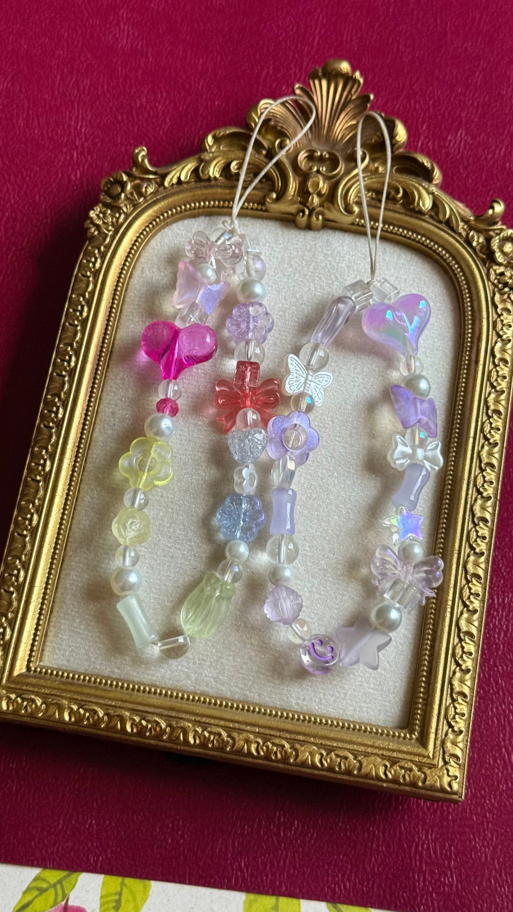 Colorful-purple phonecharm