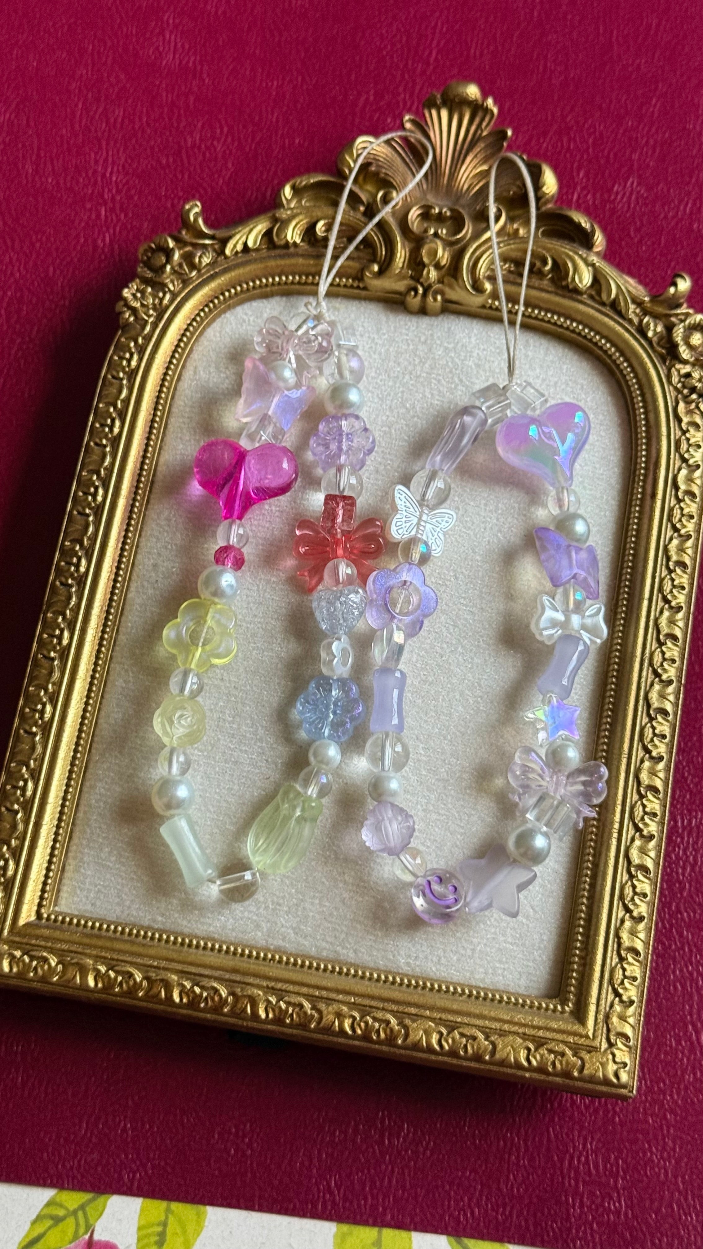 Colorful-purple phonecharm