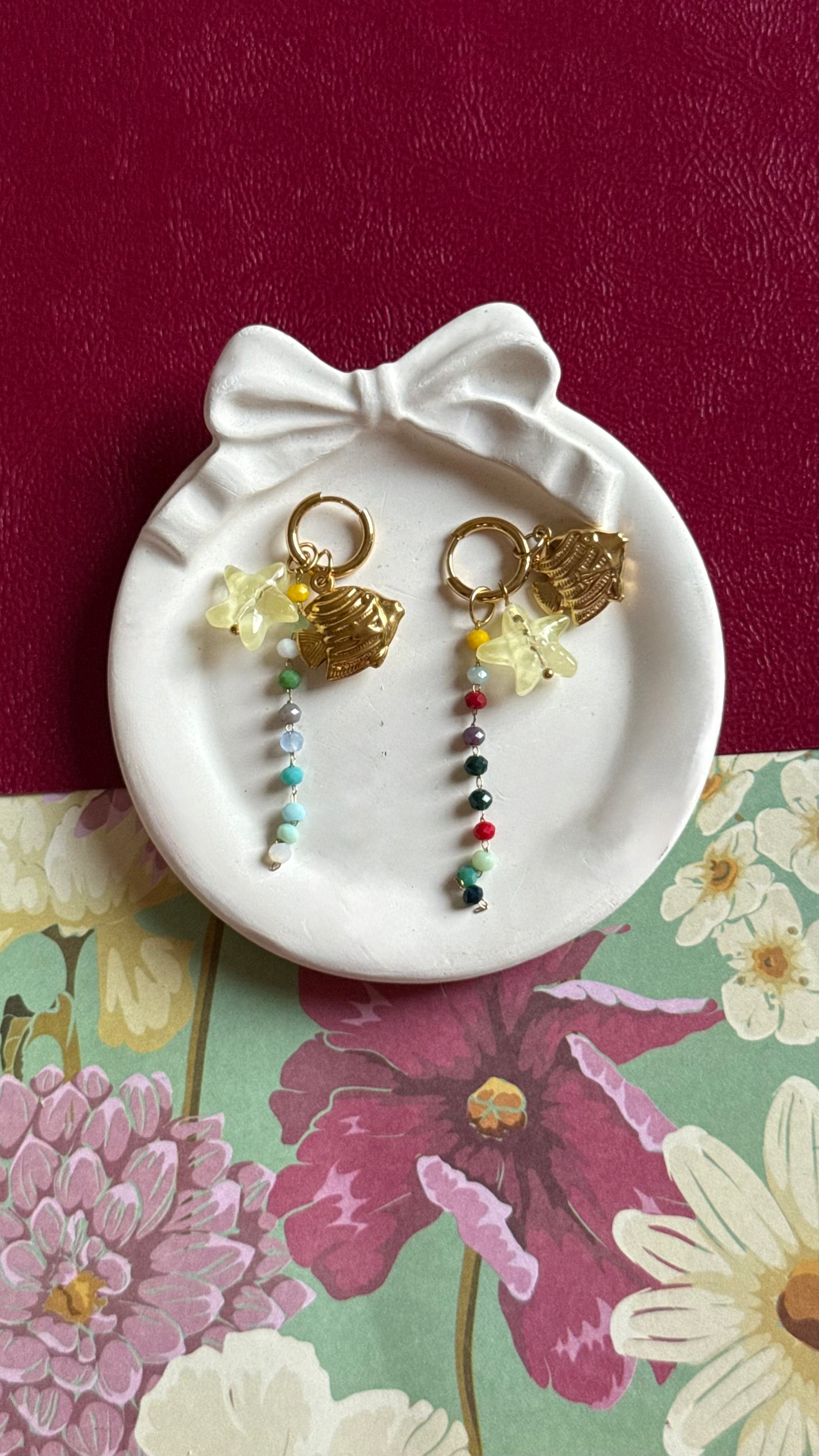 Beachy earrings