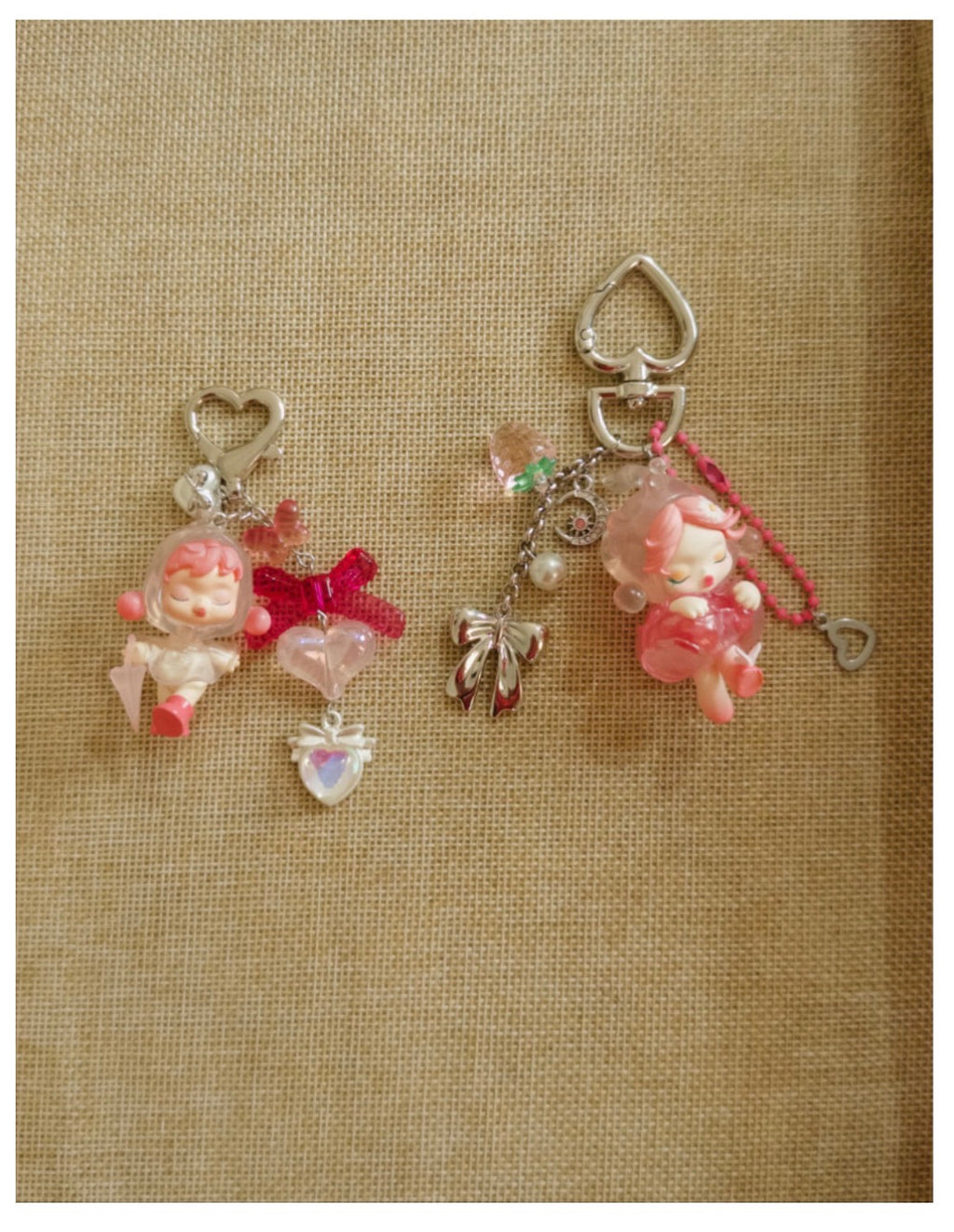 Skull doll keychain-￼5