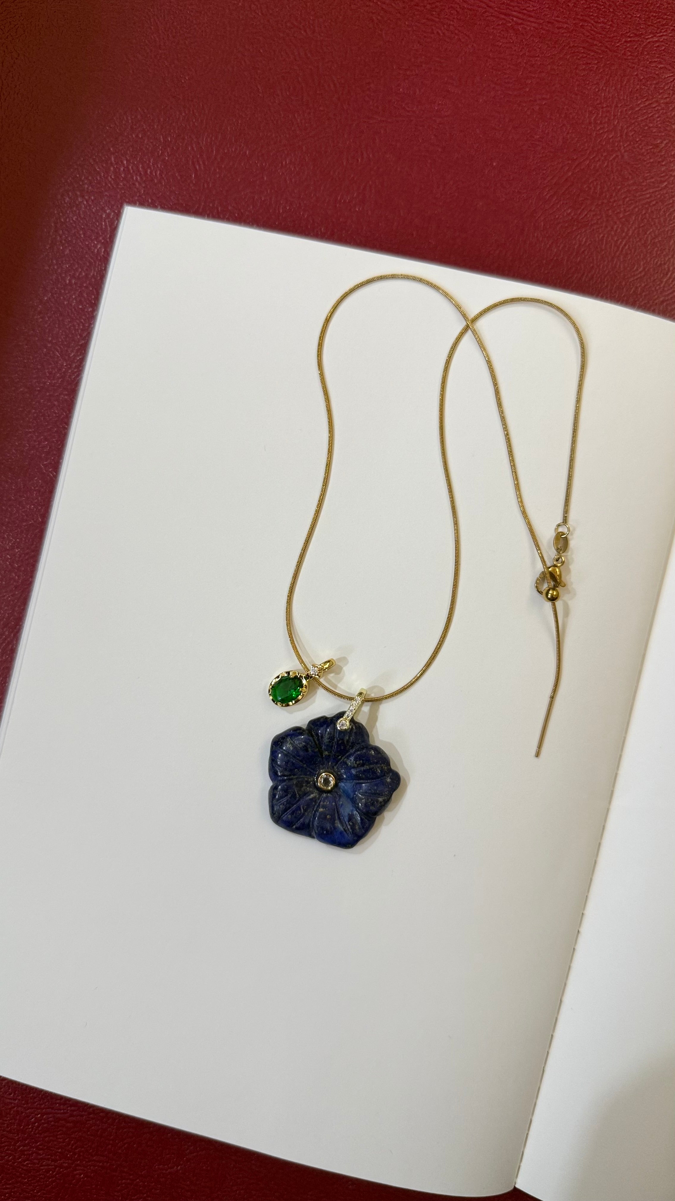 Crystal flower chain