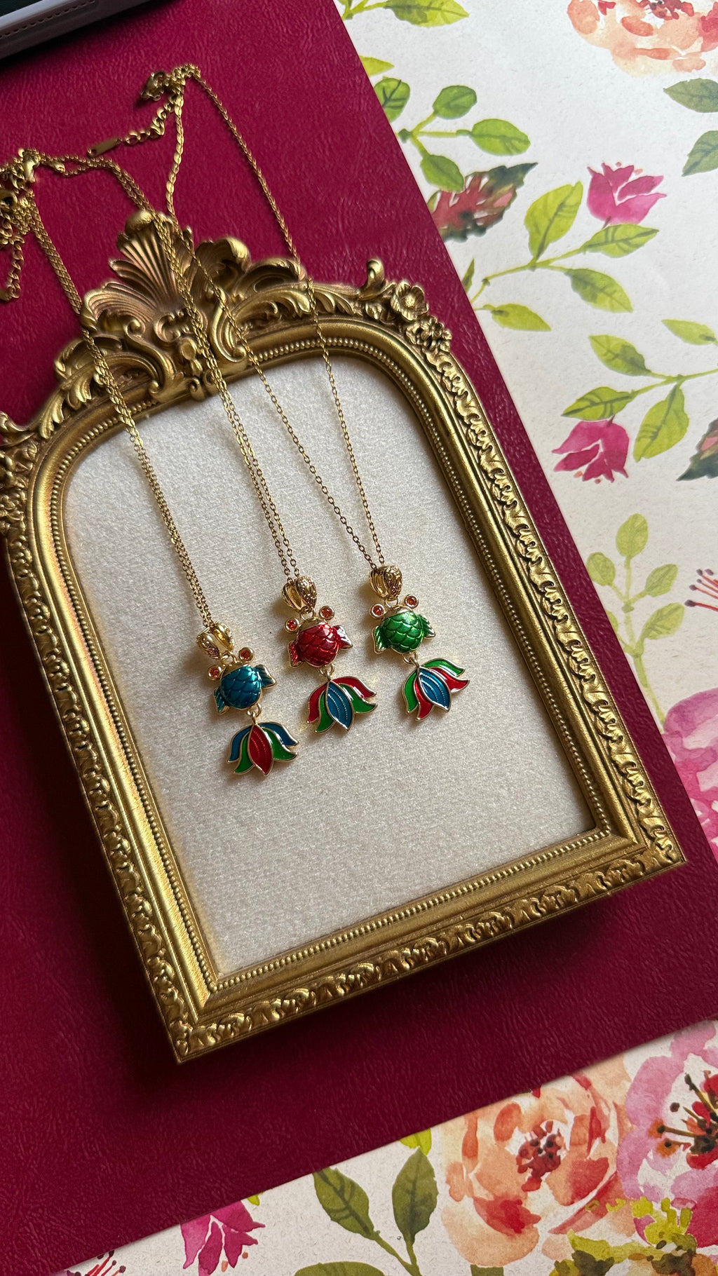 Fish necklaces