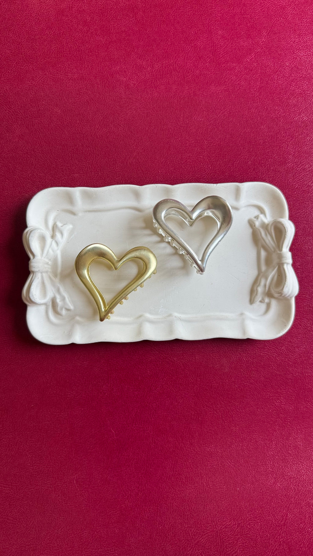 Heart claw clip